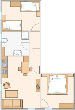 Ferienwohnung 1 - Dümmelberg