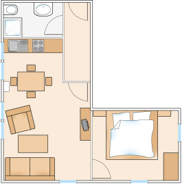 Ferienwohnung 2 - Hardt